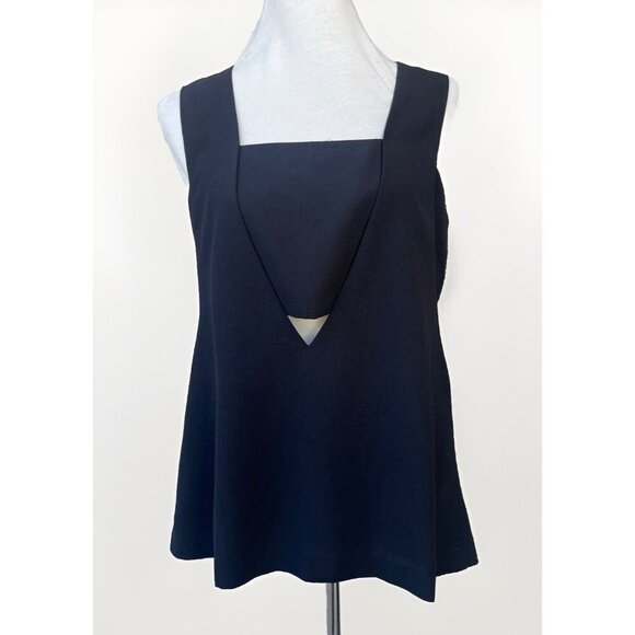 English Factory Women’s Black Cut Out Sleeveless Top Size L NWOT - Picture 8 of 11